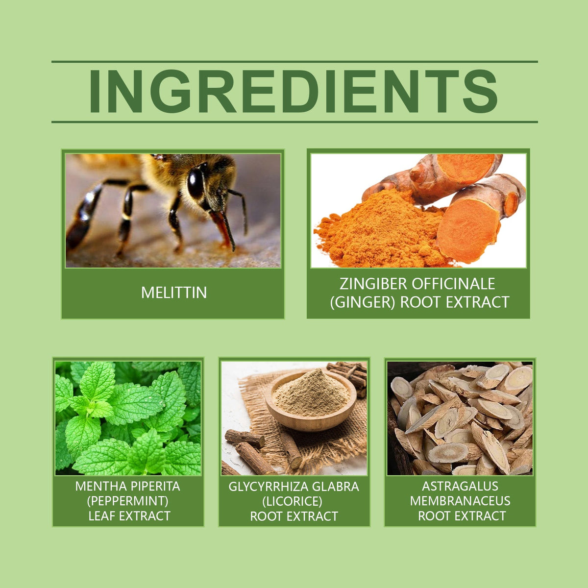 Botanical body patch ingredients