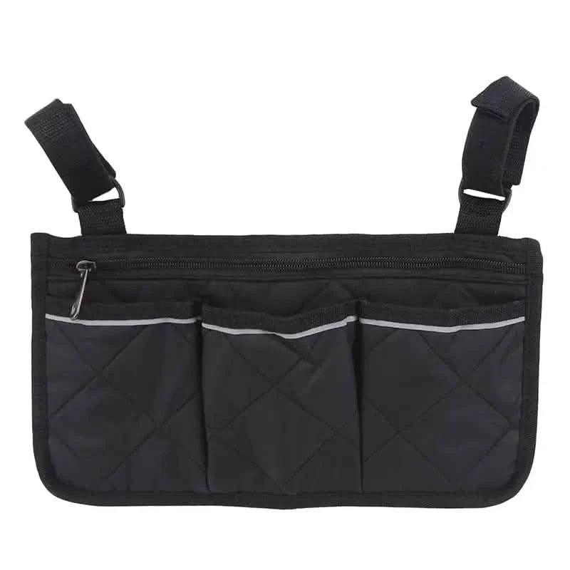 Wheelchair Armrest Organizer Bag