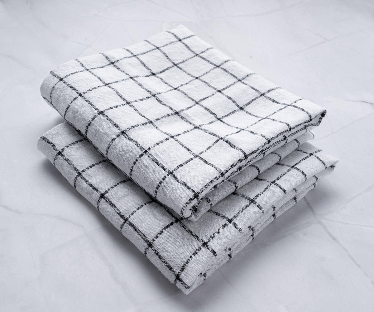 Linen Dish Towels - Set of 2