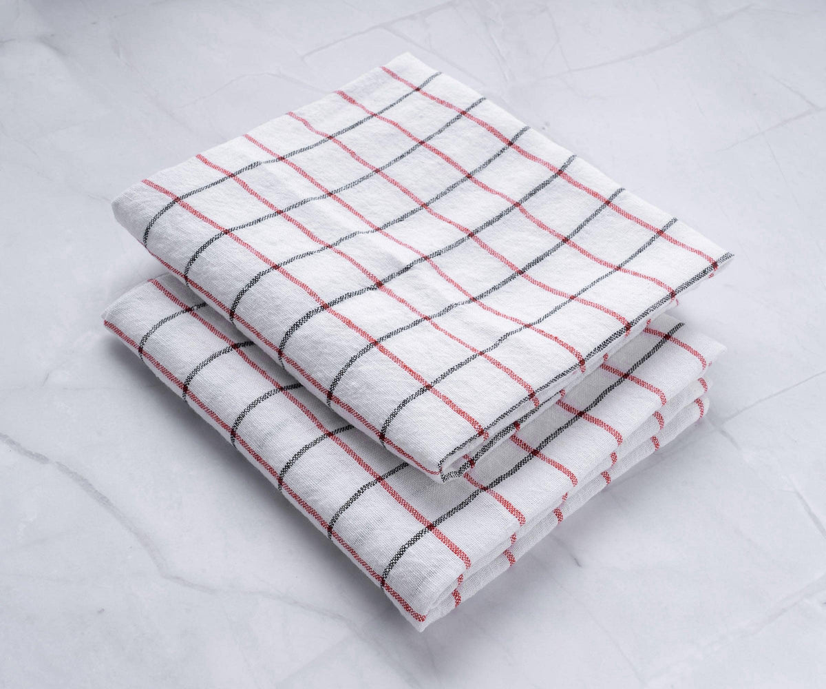 Linen Dish Towels - Set of 2