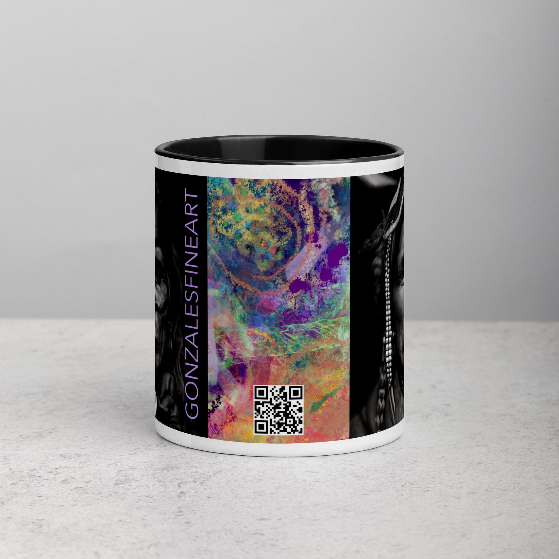 Iron White Man Mug with Color Inside