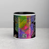 Chief Peepech Mug with Color Inside - Black