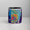 Rushing Eagle Mug with Color Inside - Black