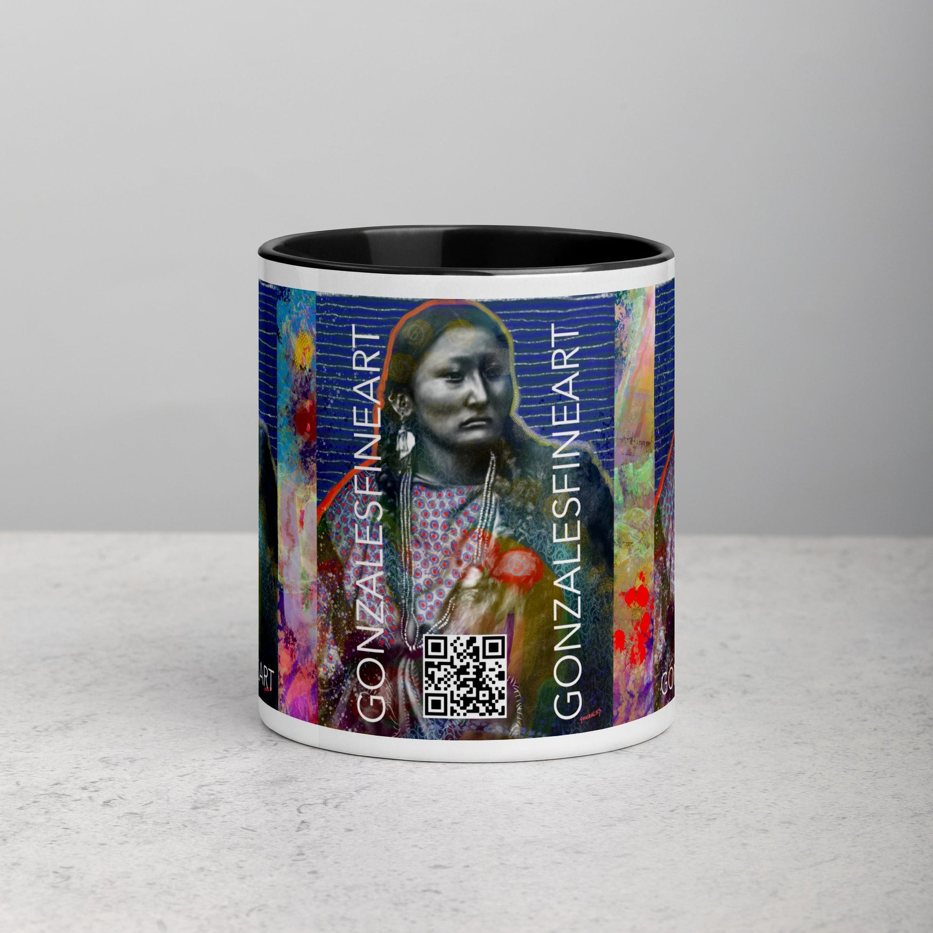 Pretty Nose Mug with Color Inside