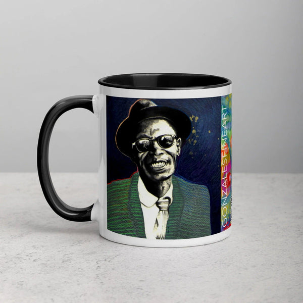 Lightnin Hopkins Mug with Color Inside - Gifts for You 'n Me