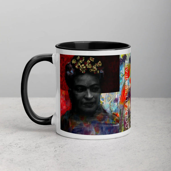 Frida Khalo Mug with Color Inside - Gifts for You 'n Me