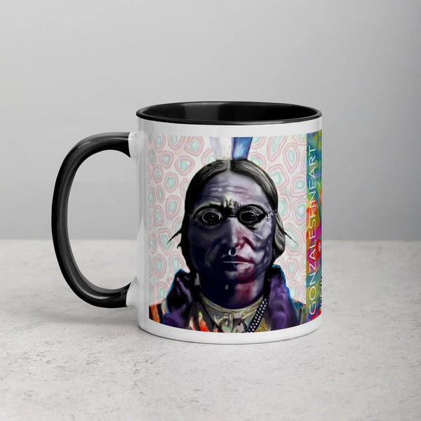 Sitting Bull Mug with Color Inside - Gifts for You 'n Me