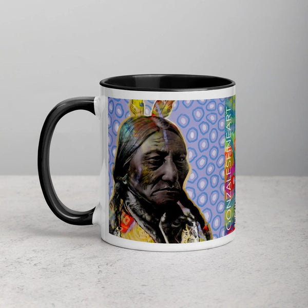 Sitting Bull Mug with Color Inside - Gifts for You 'n Me