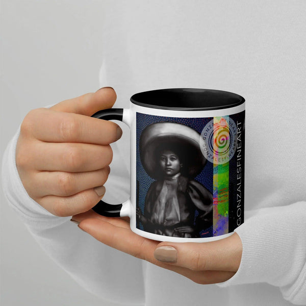 La Adelita Mug with Color Inside - Gifts for You 'n Me