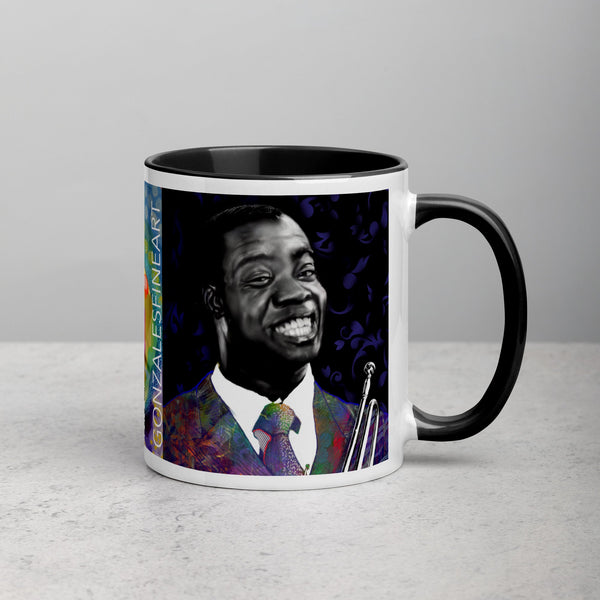 Louis Armstrong Mug with Color Inside