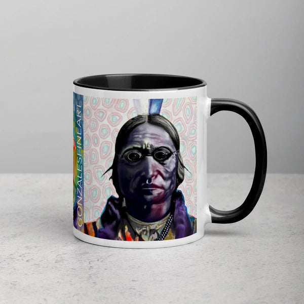 Sitting Bull Mug with Color Inside - Gifts for You 'n Me