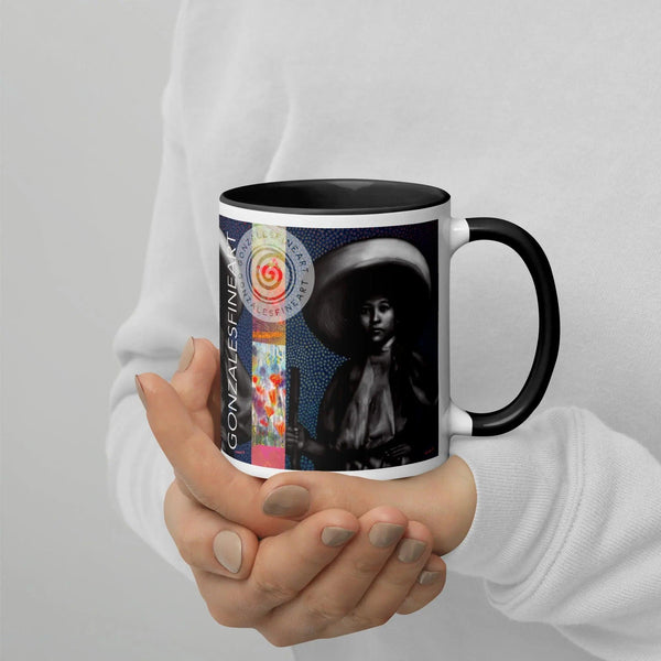 La Adelita Mug with Color Inside - Gifts for You 'n Me