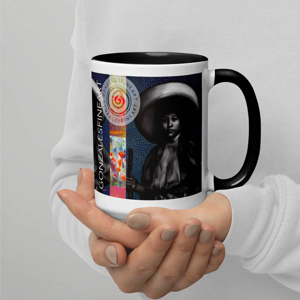 La Adelita Mug with Color Inside - Gifts for You 'n Me