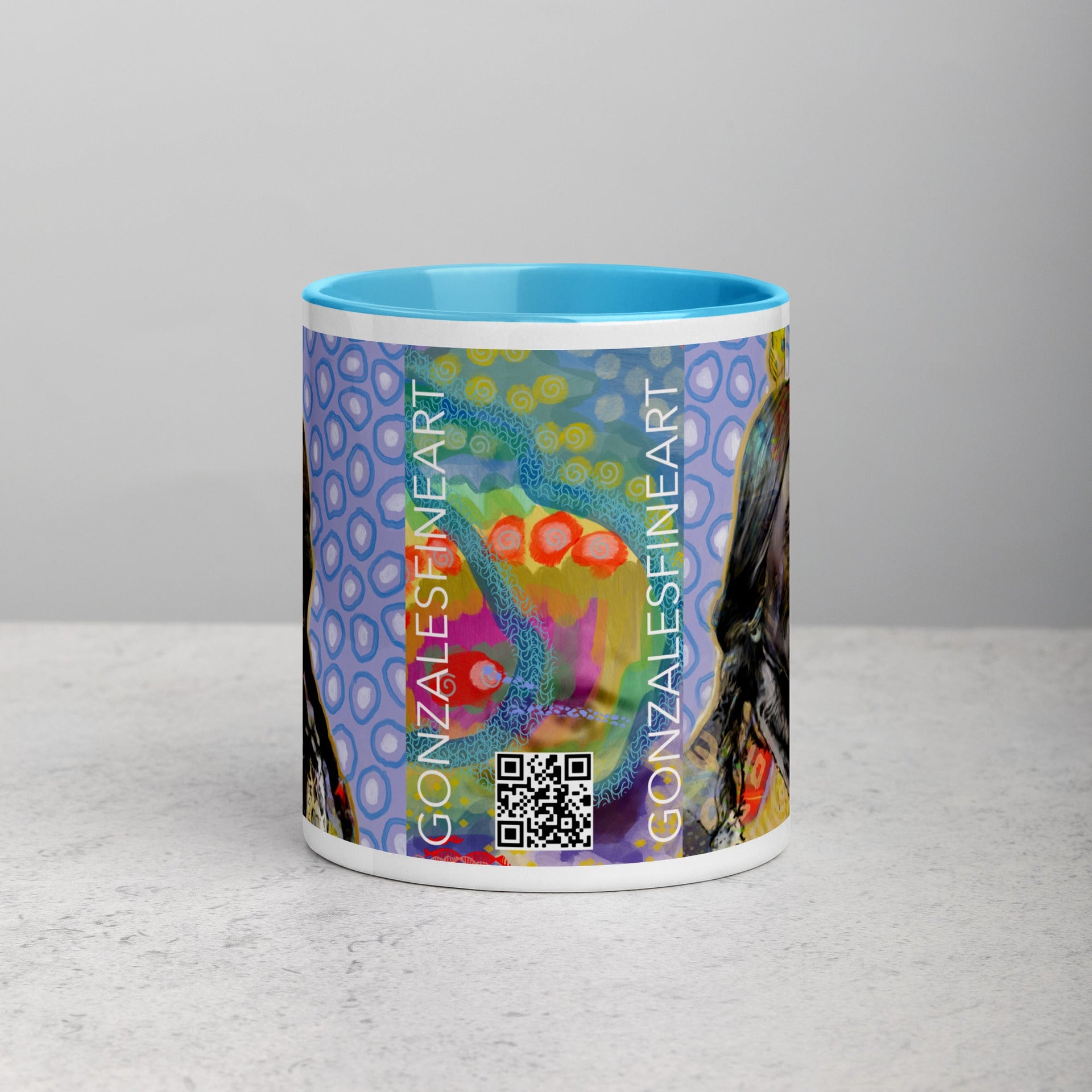 Sitting Bull Mug with Color Inside