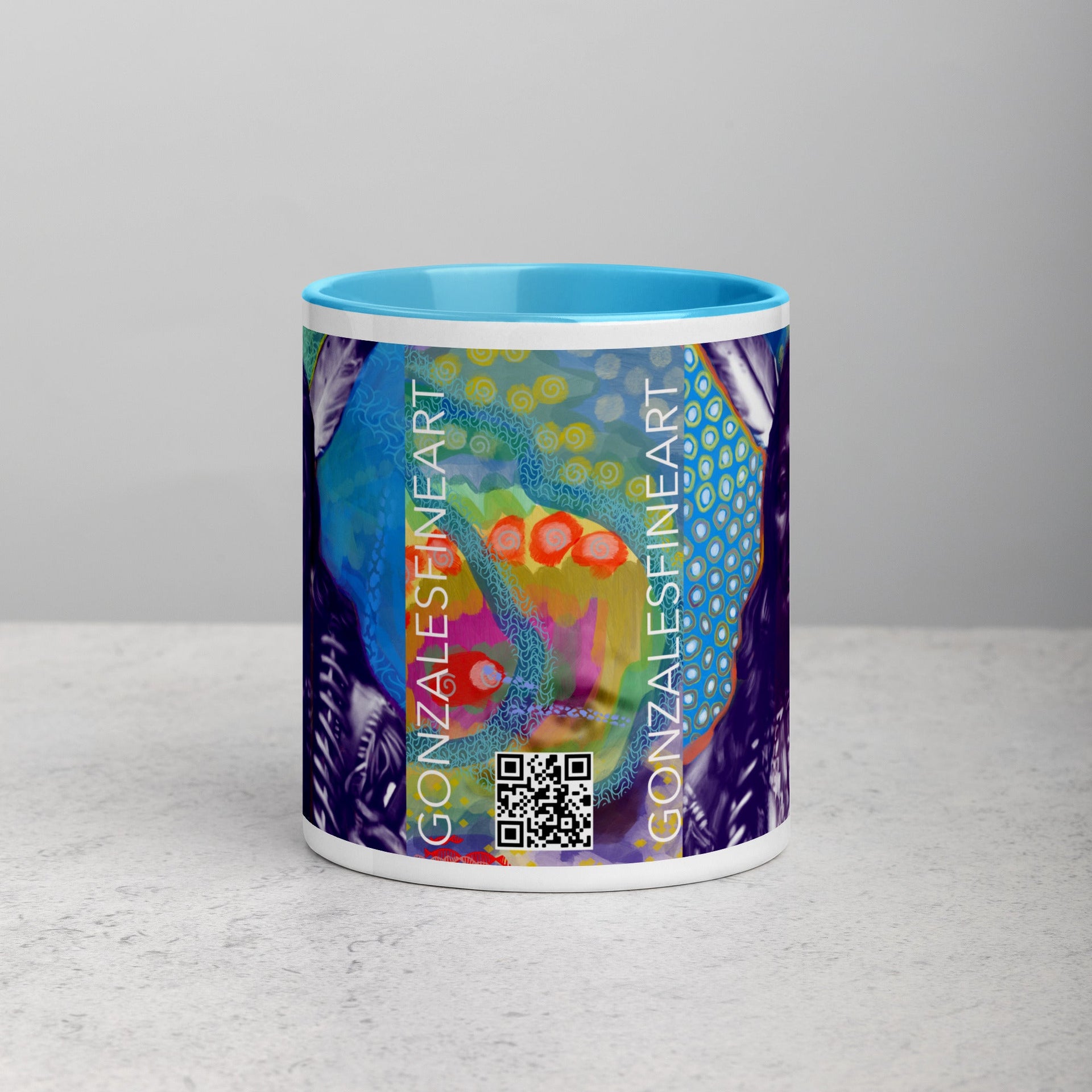 Rushing Eagle Mug with Color Inside