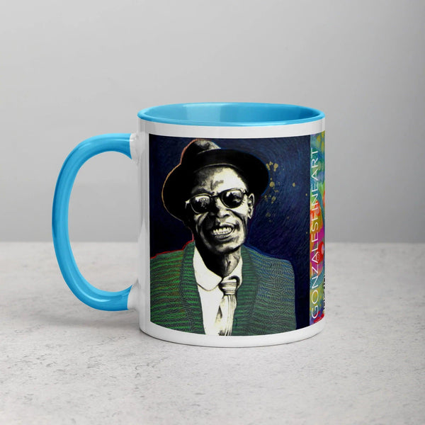 Lightnin Hopkins Mug with Color Inside - Gifts for You 'n Me