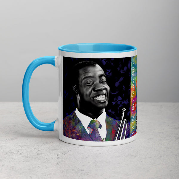 Louis Armstrong Mug with Color Inside