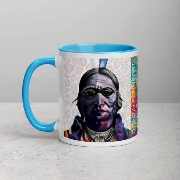 Sitting Bull Mug with Color Inside - Gifts for You 'n Me