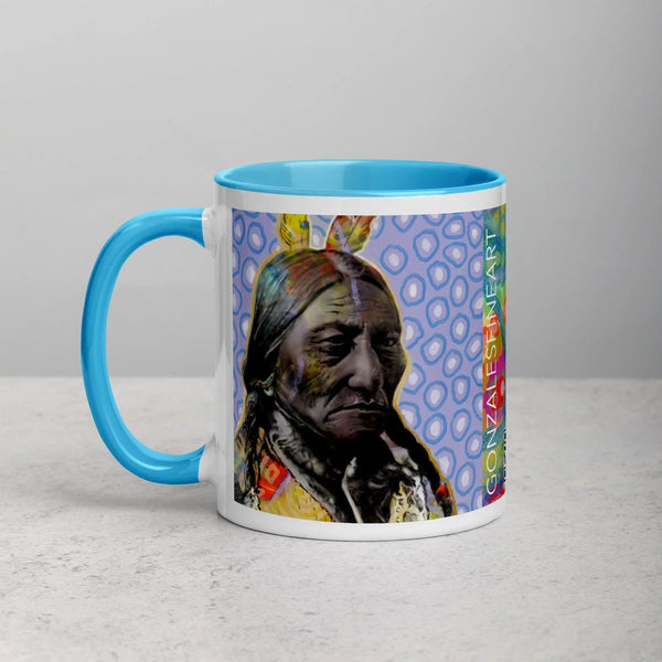 Sitting Bull Mug with Color Inside - Gifts for You 'n Me