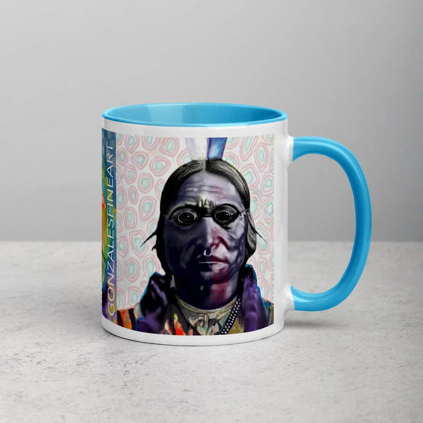 Sitting Bull Mug with Color Inside - Gifts for You 'n Me