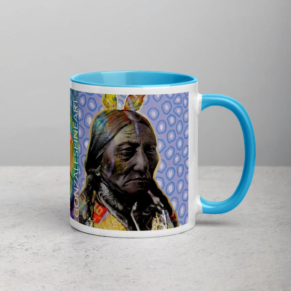 Sitting Bull Mug with Color Inside - Gifts for You 'n Me