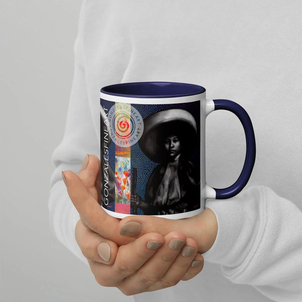 La Adelita Mug with Color Inside - Gifts for You 'n Me