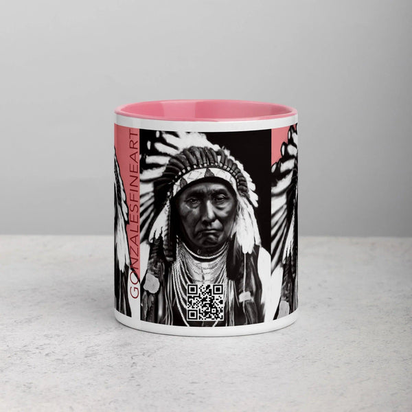 Chief Joseph Mug with Color Inside - Gifts for You 'n Me