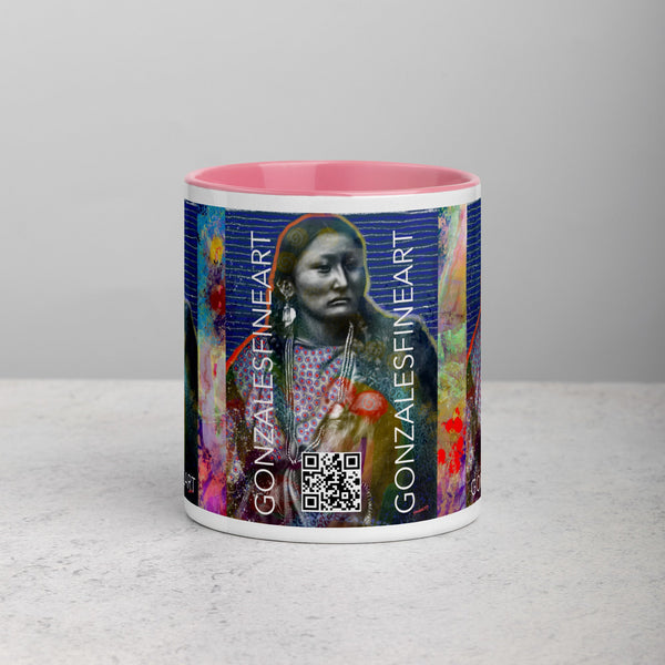 Pretty Nose Mug with Color Inside