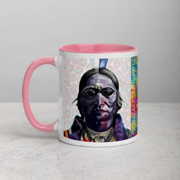 Sitting Bull Mug with Color Inside - Gifts for You 'n Me