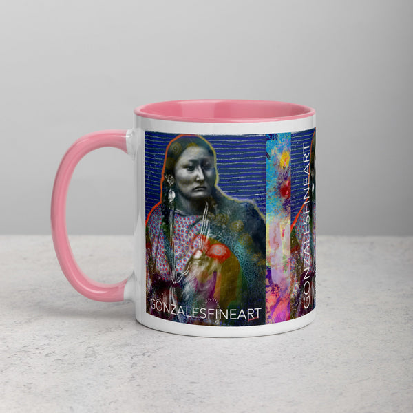 Pretty Nose Mug with Color Inside