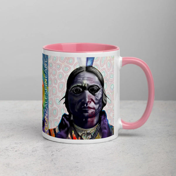Sitting Bull Mug with Color Inside - Gifts for You 'n Me