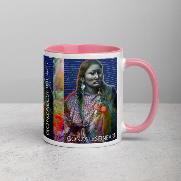 Pretty Nose Mug with Color Inside