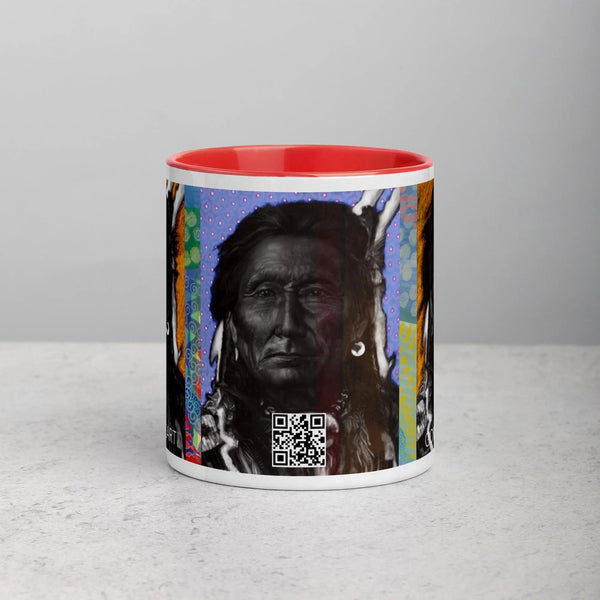 Red Sleeve Mug with Color Inside - Gifts for You 'n Me