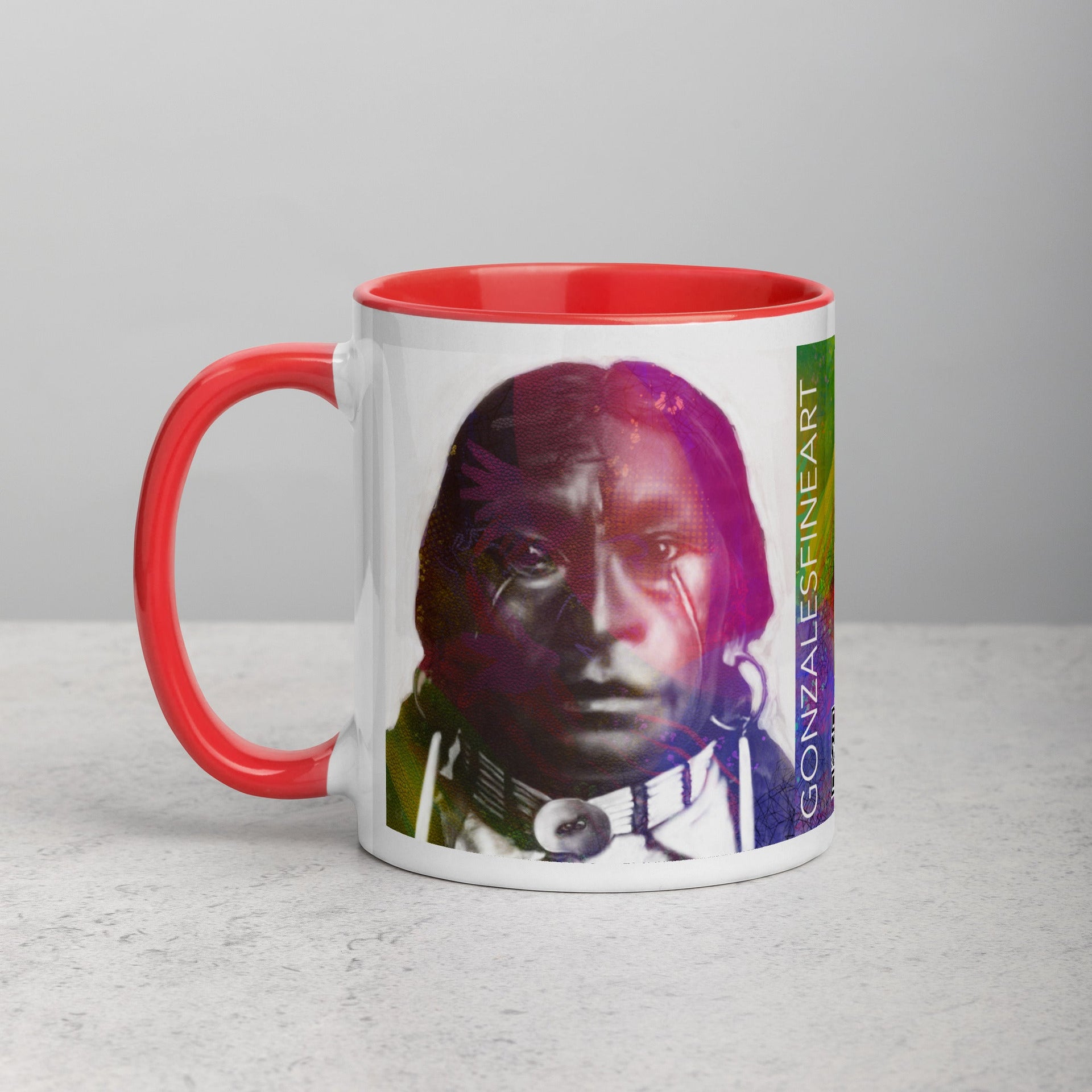 James Garfield Velarde Mug with Color Inside