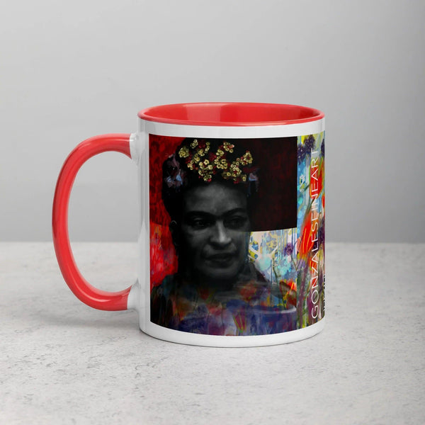 Frida Khalo Mug with Color Inside - Gifts for You 'n Me