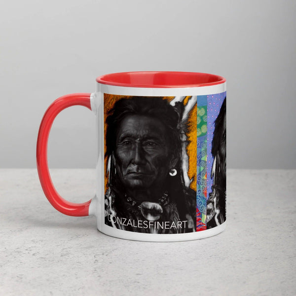 Red Sleeve Mug with Color Inside - Gifts for You 'n Me