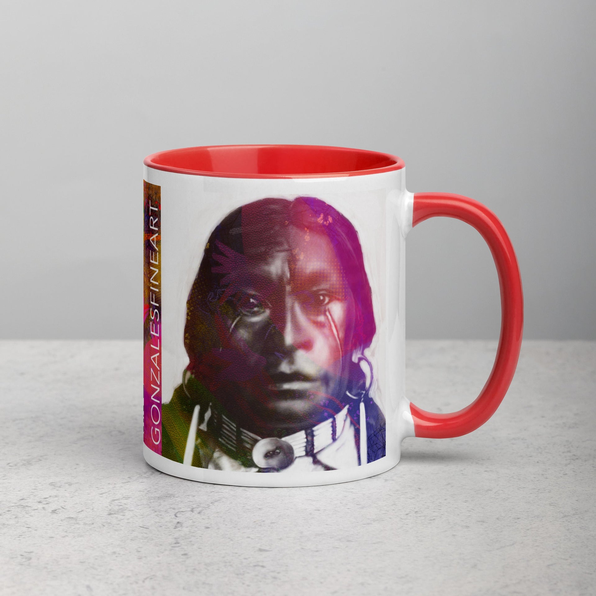 James Garfield Velarde Mug with Color Inside