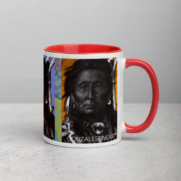 Red Sleeve Mug with Color Inside - Gifts for You 'n Me