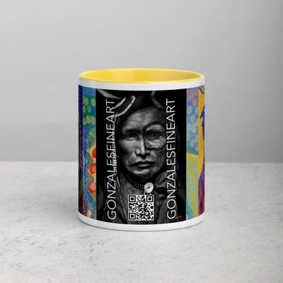 Iron White Man Mug with Color Inside
