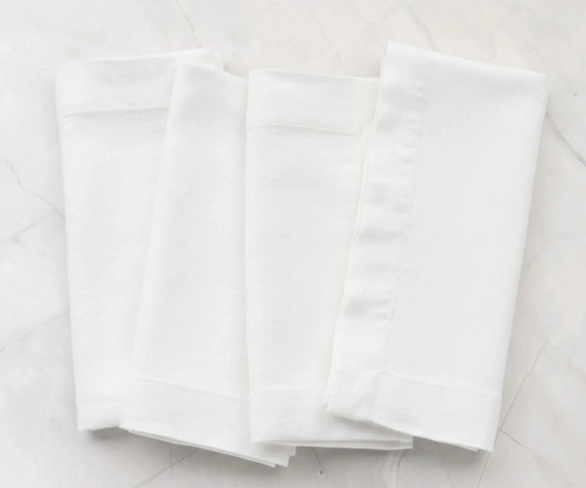 Plain Cloth Napkins - Cotton Linen Napkins