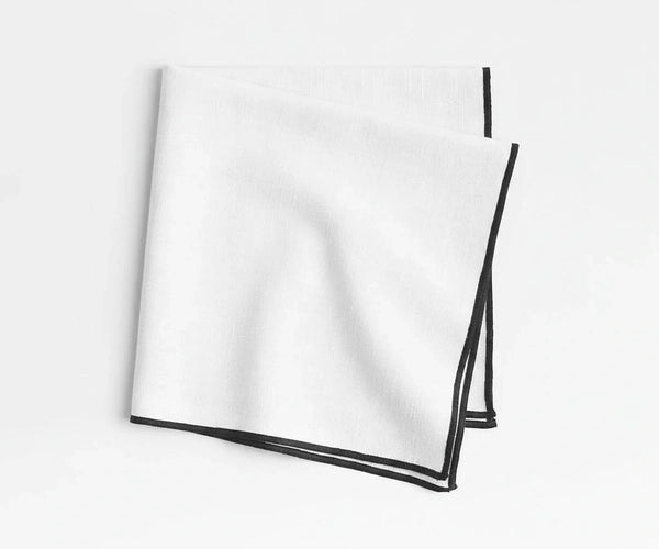 Merrow Stitch Cotton Napkins