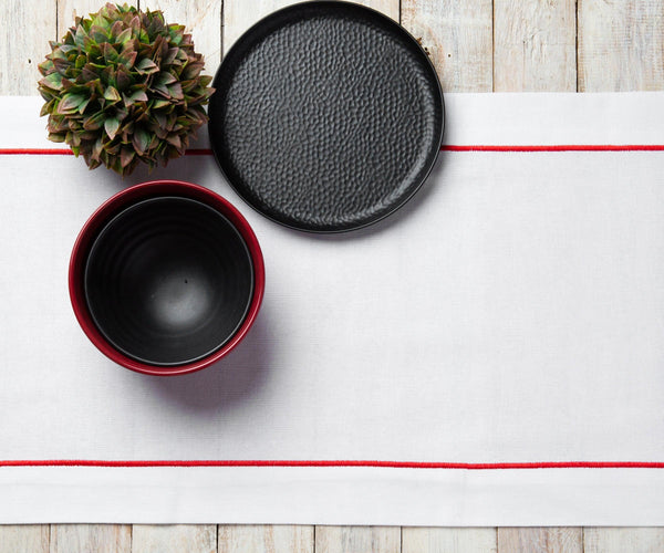 Cotton Table Runners - Embroidery Table Runner