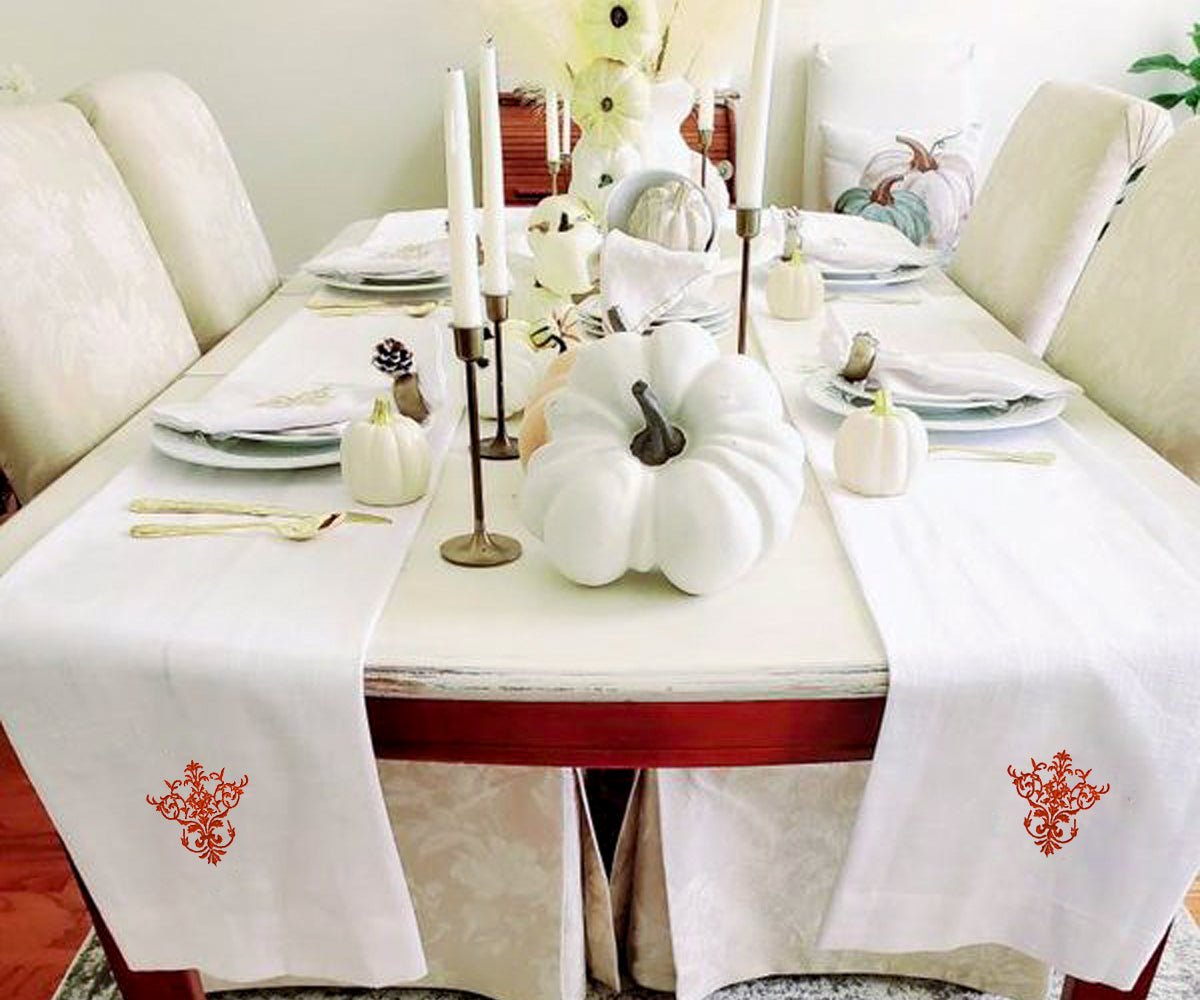 Embroidered Table Runner - Dining Table Runner