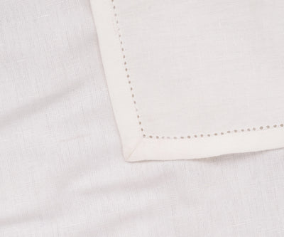 Cotton Linen Hemstitched Napkins