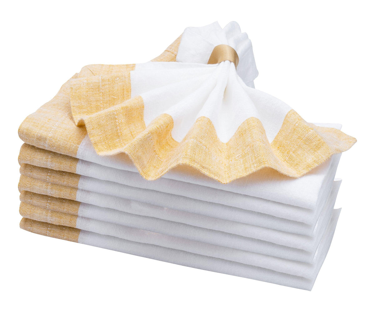 Border Linen Napkins