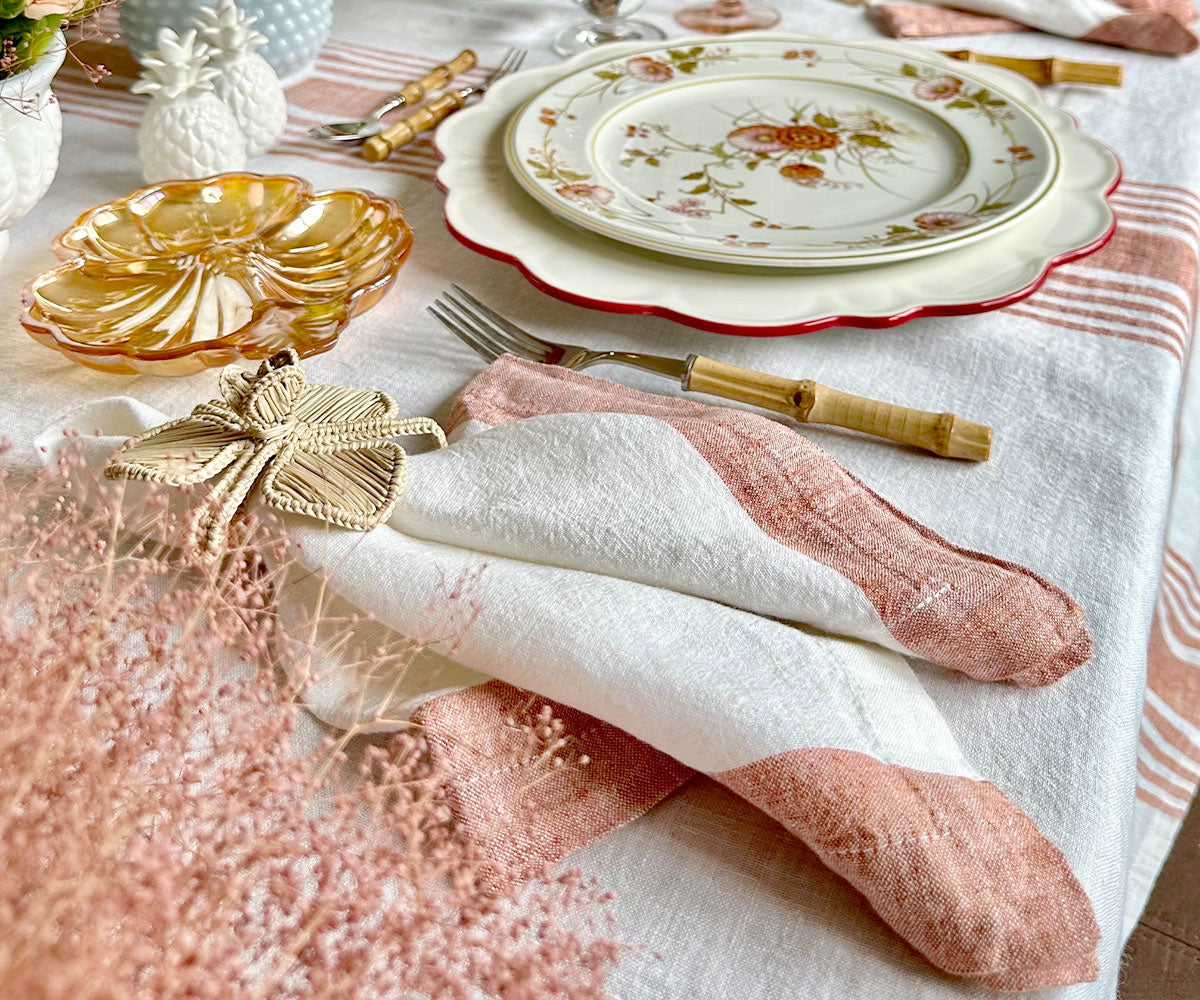 Border Linen Napkins