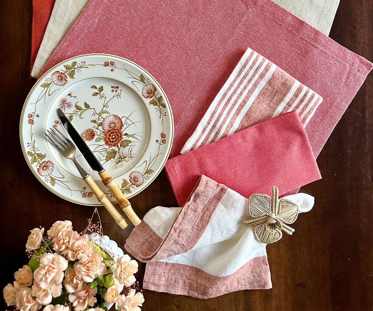 Border Linen Napkins