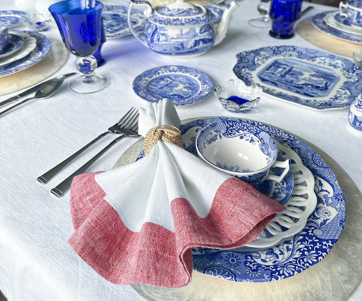 Border Linen Napkins
