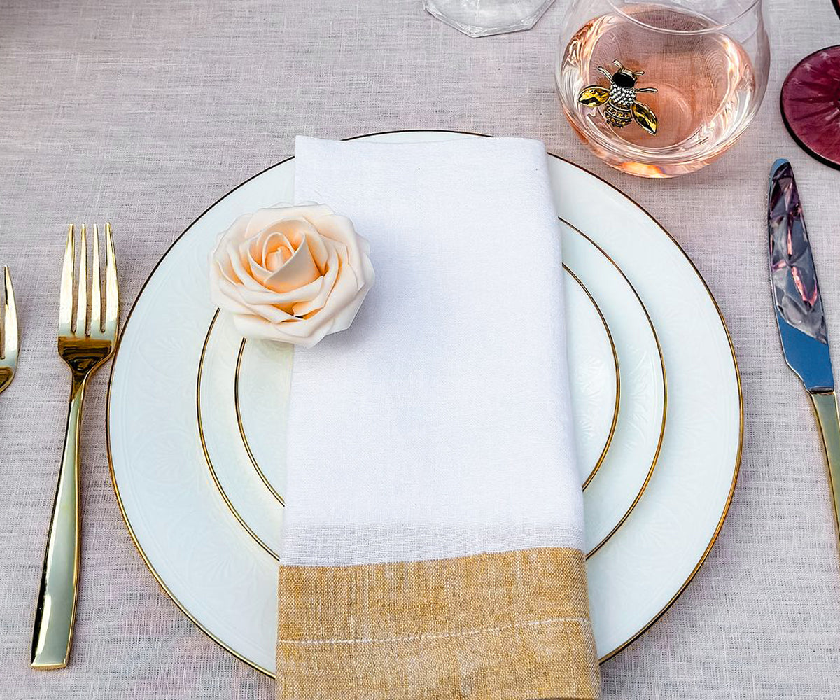 Border Linen Napkins