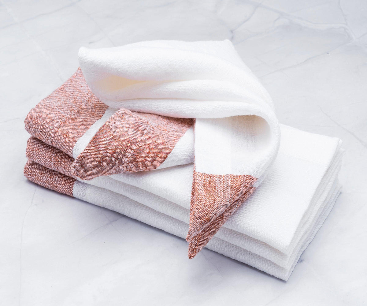 Border Linen Napkins
